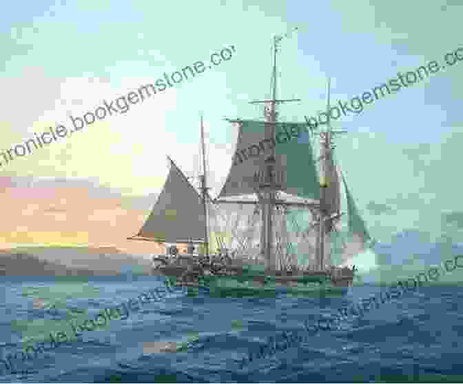 A Beautiful Painting Depicting The HMS Beagle Sailing The Ocean The Voyage Of The Beagle: The Illustrated Edition Of Charles Darwin S Travel Memoir And Field Journal