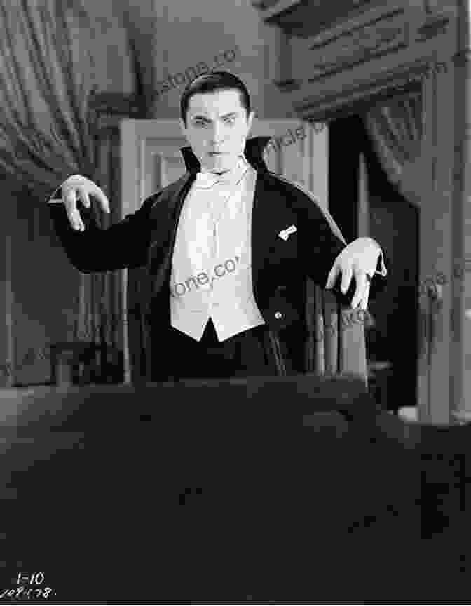 A Classic Black And White Still From Dracula (1931),Showcasing Bela Lugosi As Dracula In His Iconic Cape And Piercing Eyes. The Horror Show Guide: The Ultimate Frightfest Of Movies