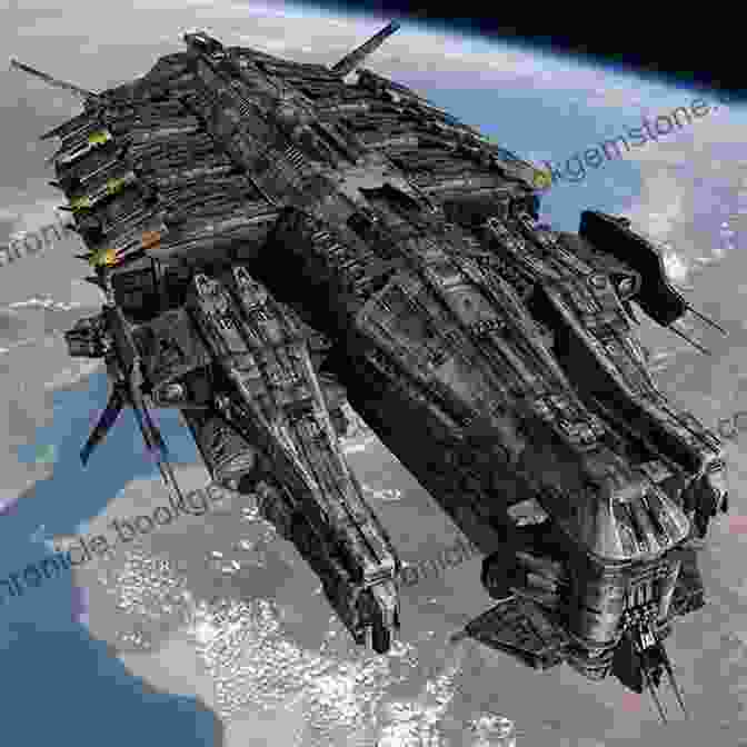 A Colossal Military Sci Fi Battleship Hurtling Through The Vast Expanse Of Space, Its Sleek Hull Gleaming Against A Backdrop Of Shimmering Stars And Distant Galaxies. Leviathan S War: A Military Sci Fi (Battleship: Leviathan 2)