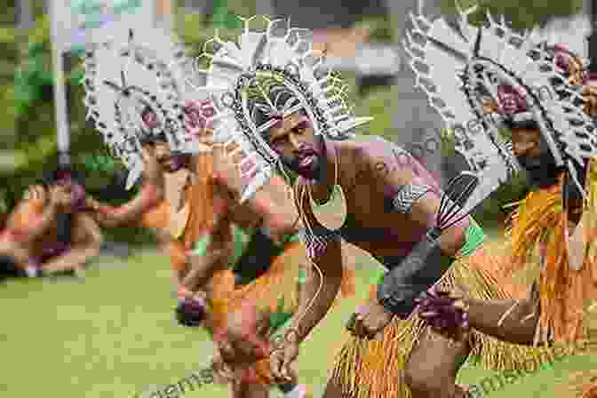 A Group Of South Sea Islanders Perform A Traditional Dance, With Vibrant Costumes And Intricate Movements, Surrounded By Palm Trees. South Sea Tales James Rosone