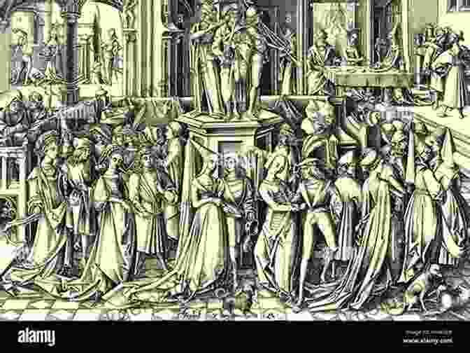 A Historical Engraving Depicting A Lavish Noble Court, Showcasing The Enduring Legacy Of High Society The Riviera Set: Glitz Glamour And The Hidden World Of High Society