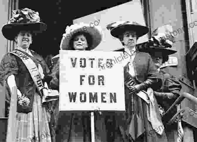 A Vintage Photograph Of Women Protesting For The Right To Vote. My Lady S Wardrobe 101 Original Vintage Photographs Volume 1 : Women S Dress Styles 1850 1920