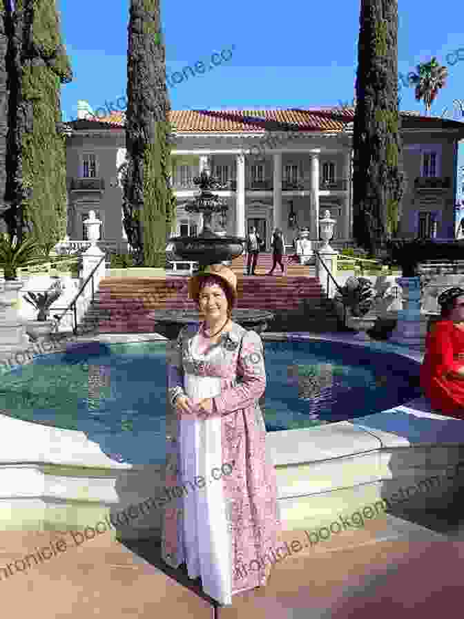 A Woman In An Elegant Gown Standing In Front Of A Grand Mansion, Symbolizing The Elusive Charm Of High Society The Riviera Set: Glitz Glamour And The Hidden World Of High Society