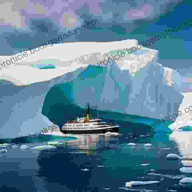 An Expedition Ship Sails Through The Icy Waters Of Antarctica, Surrounded By Towering Icebergs And Playful Penguins. Amazing Boat Journeys (Lonely Planet)