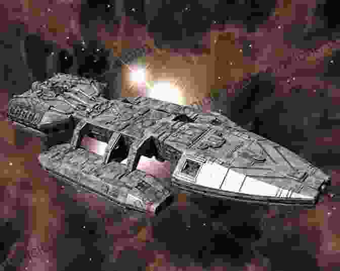 Battlestar Galactica, A Legendary Military Sci Fi Battleship From The Iconic Television Series, Standing Majestic Against A Turbulent Star Studded Backdrop. Leviathan S War: A Military Sci Fi (Battleship: Leviathan 2)