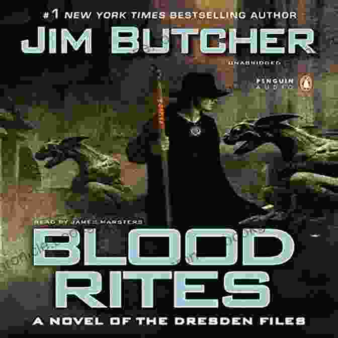 Blood Rites: The Dresden Files Book Cover, Featuring A Blood Stained Handprint And A Stylized Skull With Antlers Blood Rites (The Dresden Files 6)