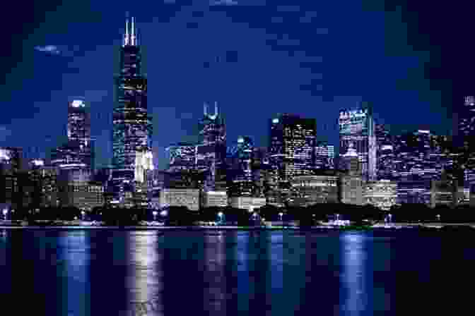 Chicago Skyline At Night With Illuminated Skyscrapers Mysterious Chicago: History At Its Coolest