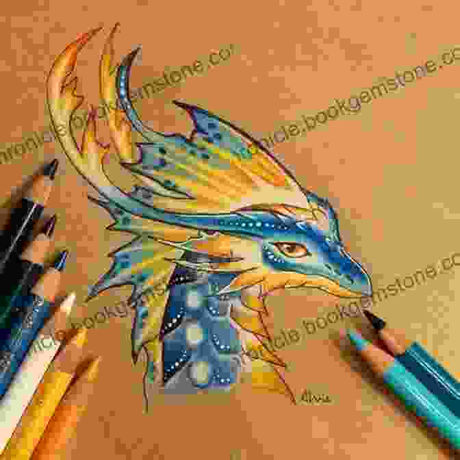 Dragon Art Supplies Drawing Dragons: Learn How To Create Fantastic Fire Breathing Dragons (How To Draw Books)