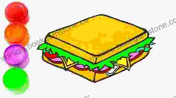 Drawing Of A Silly Sandwich How To Draw Cute Animals For Kids: Learn To Draw Cute Animals Funny Food And Objects With A Step By Step Guide
