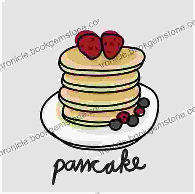 Drawing Of A Sleepy Pancake How To Draw Cute Animals For Kids: Learn To Draw Cute Animals Funny Food And Objects With A Step By Step Guide