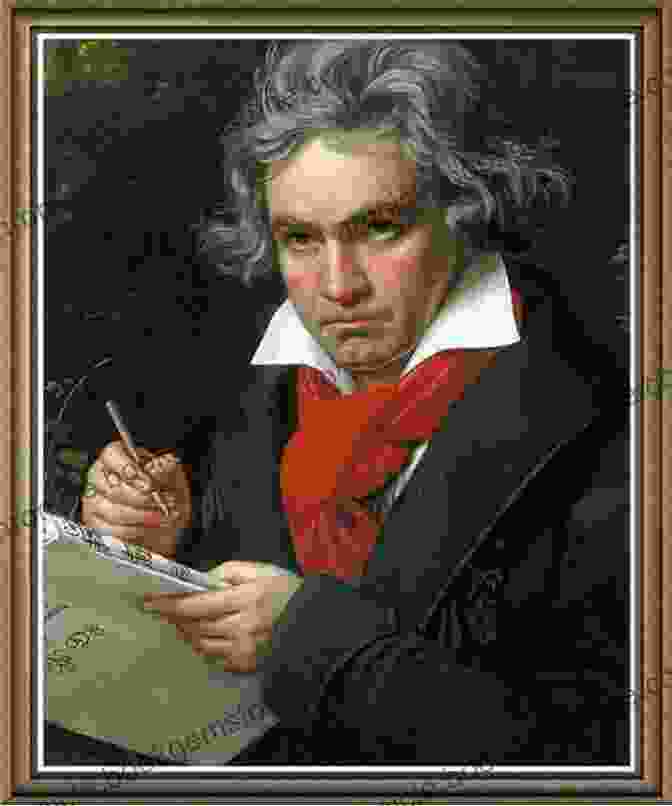 Ludwig Van Beethoven, A Portrait Of The Renowned Composer With A Stern Expression And Intense Gaze, Wearing A White Shirt With A Black Coat And A White Cravat. Beethoven A Life Jan Caeyers