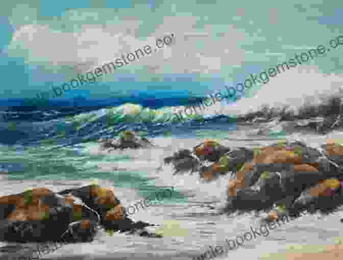 Oil Painting Of A Stormy Sea With Crashing Waves Sea Sky In Oils: Painting The Atmosphere And Majesty Of The Sea (Search Press Classics)