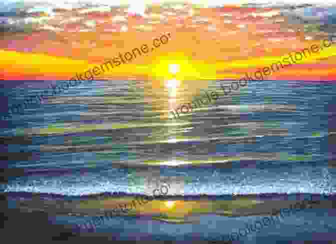 Oil Painting Of A Sunset Over The Sea Sea Sky In Oils: Painting The Atmosphere And Majesty Of The Sea (Search Press Classics)