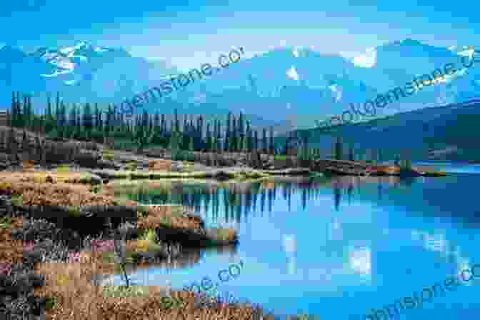 Scenic View Of Denali National Park And Preserve In Alaska, With Snow Capped Mountains And Vast Tundra Stretching Into The Distance. Discovery: Islands: Preview: Alaska To Hawaii And The Pacific
